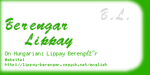 berengar lippay business card